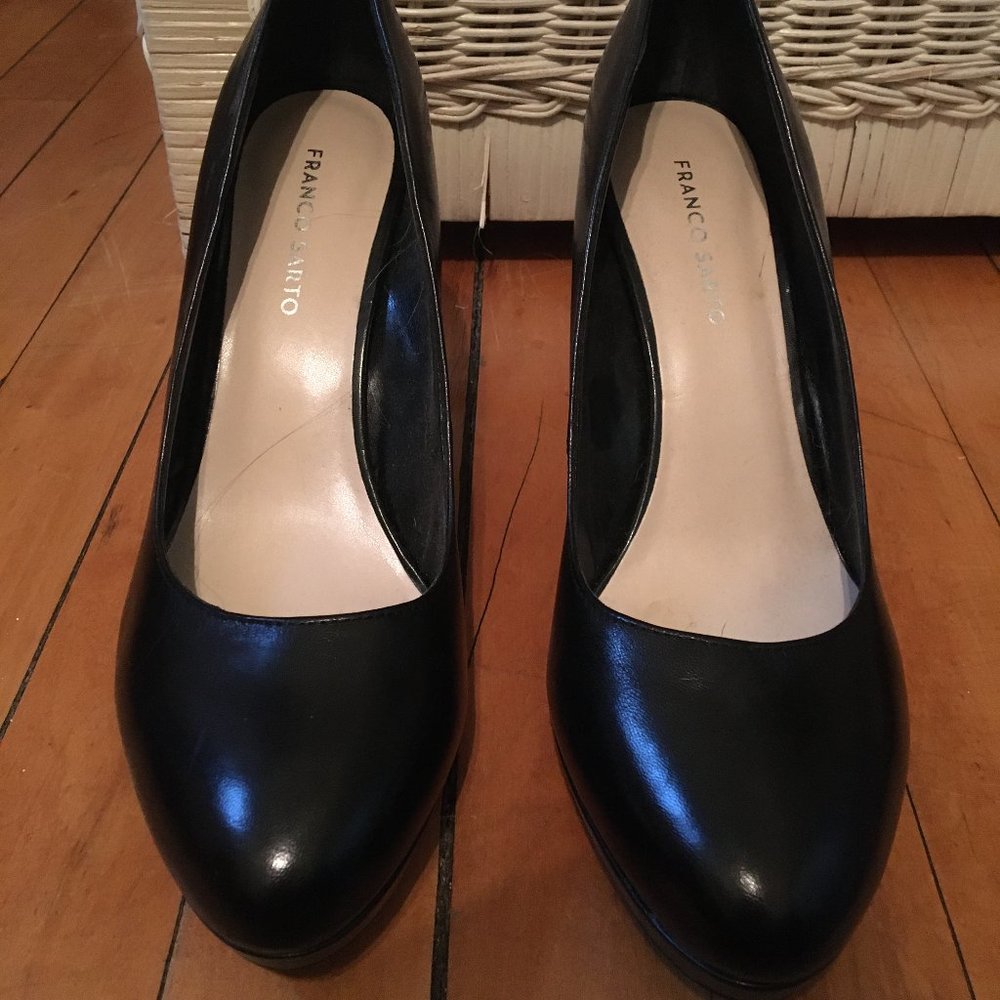 Black Franco Sarto Heels Worn Once